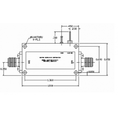 Amplificateur 1 à 500 MHz/...